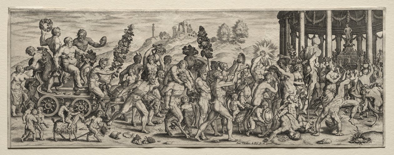 Triumph of Bacchus by Theodor de Bry