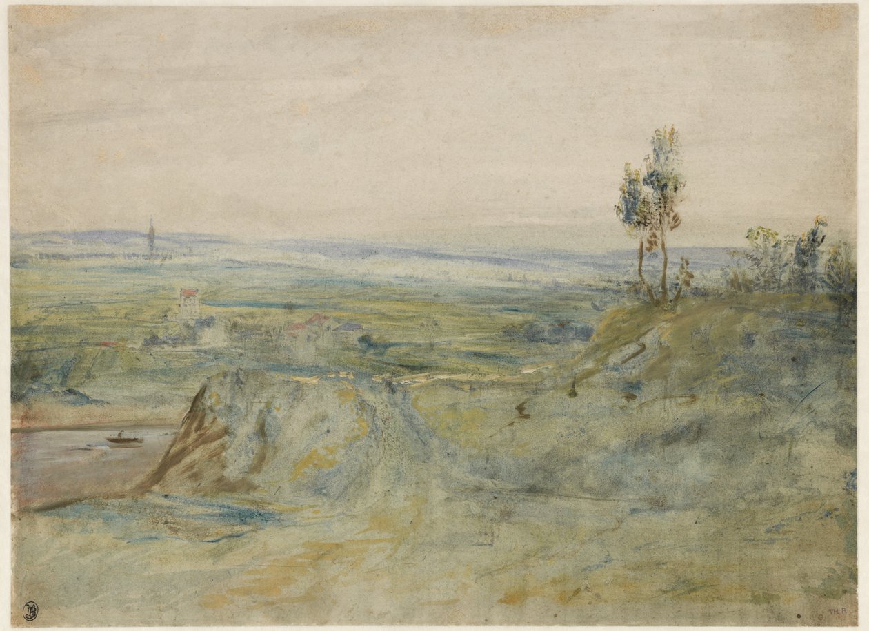 La Plaine, vue des hauteurs de Meudon, c.1833 by Pierre Etienne Theodore Rousseau