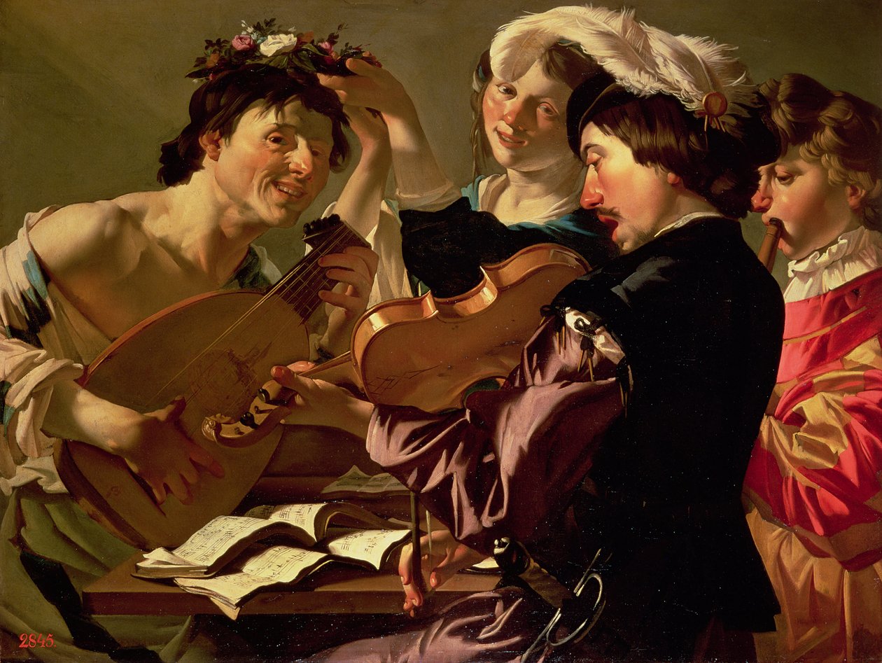 The Concert by Theodore van Baburen