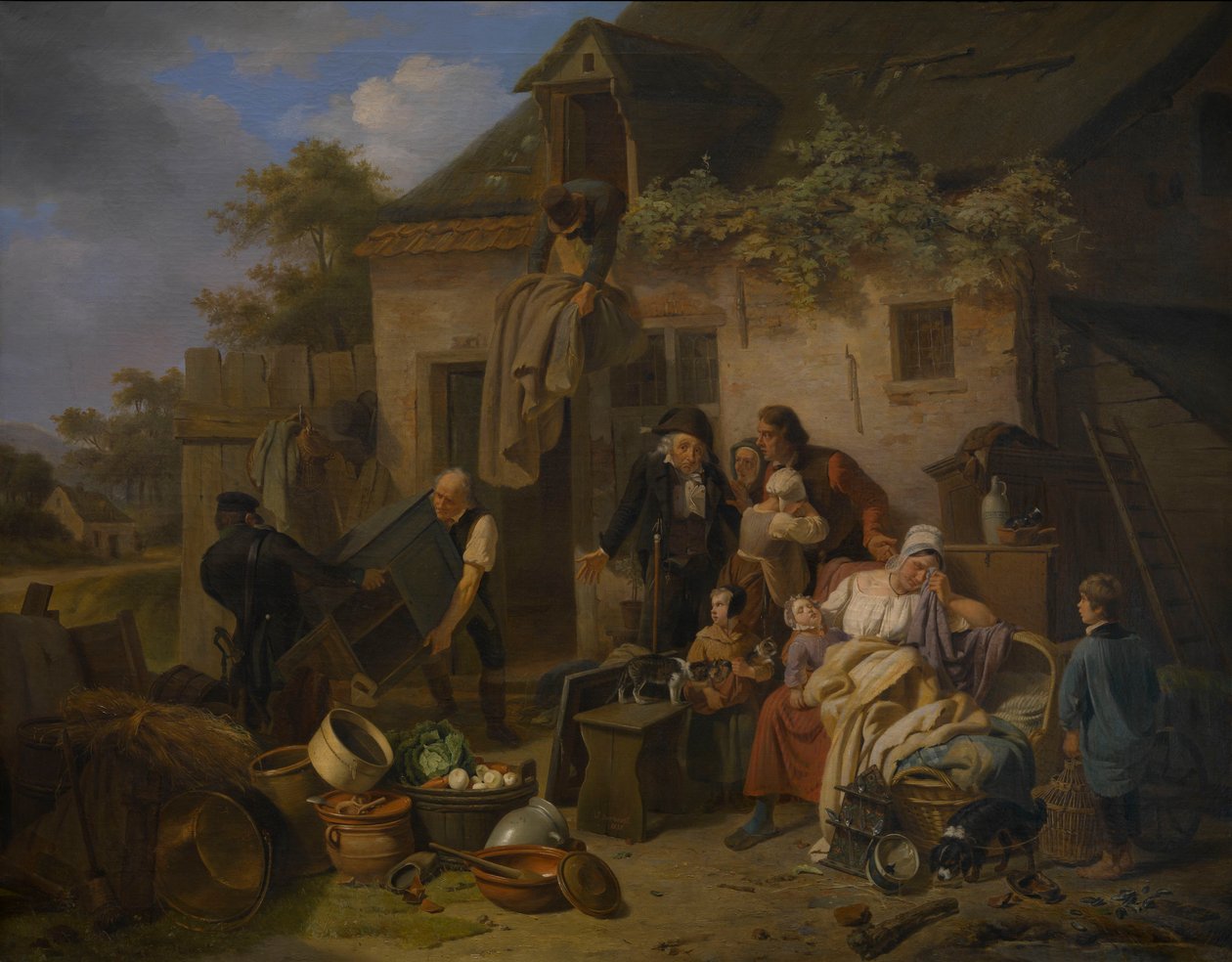 Auction of Seized Goods by Theodore-Joseph-Louis Geirnaert