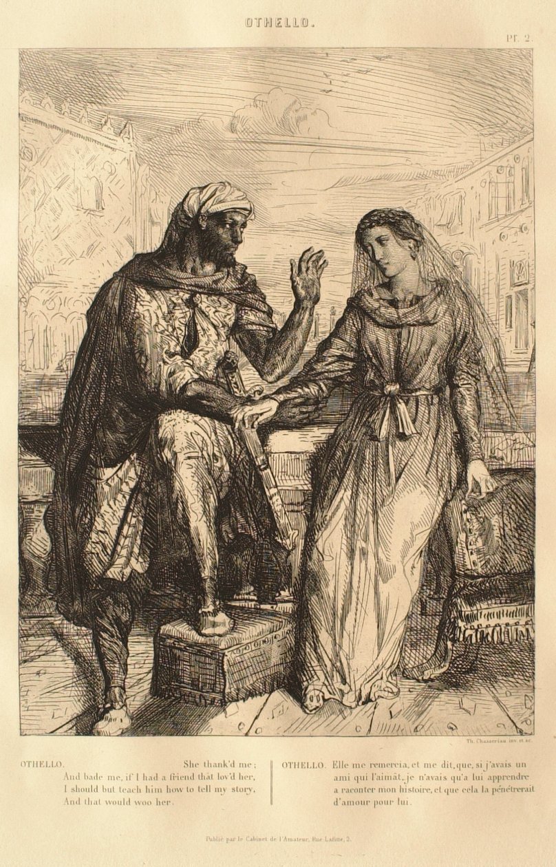 Othello Suite: No. 2 (Act 1, Scene 3: Othello talking to Desdemona) by Théodore Chassériau