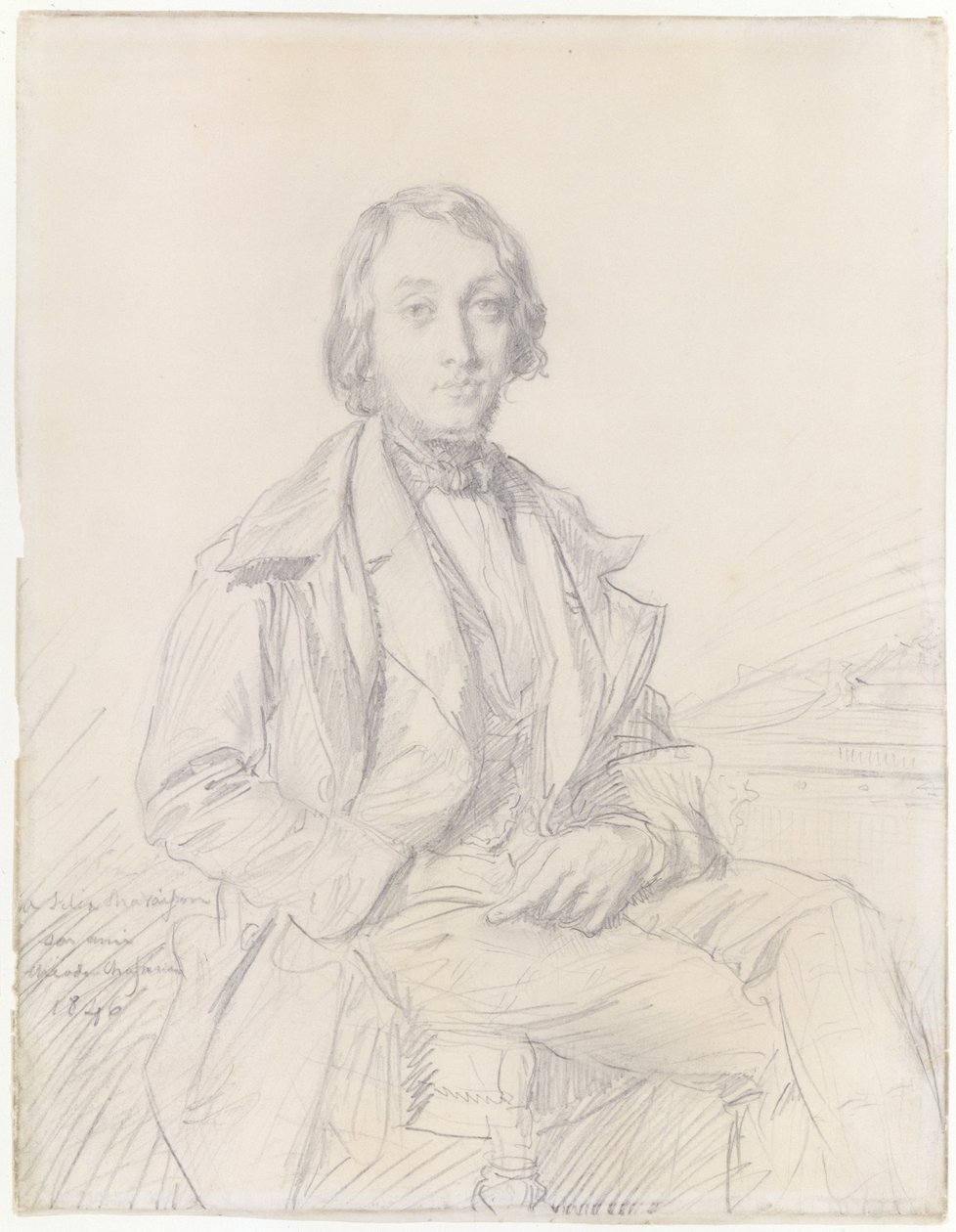 Portrait of Félix Ravaisson by Théodore Chassériau