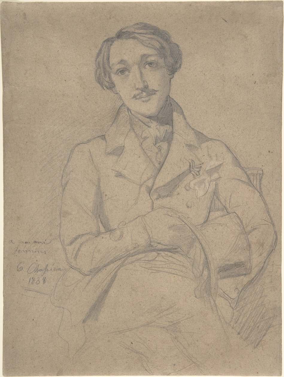Portrait of Jennins by Théodore Chassériau