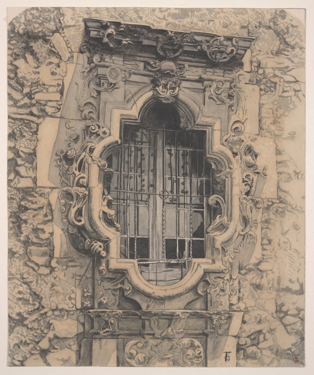 Rose Window, Mission San Jose by Theodore Gentilz