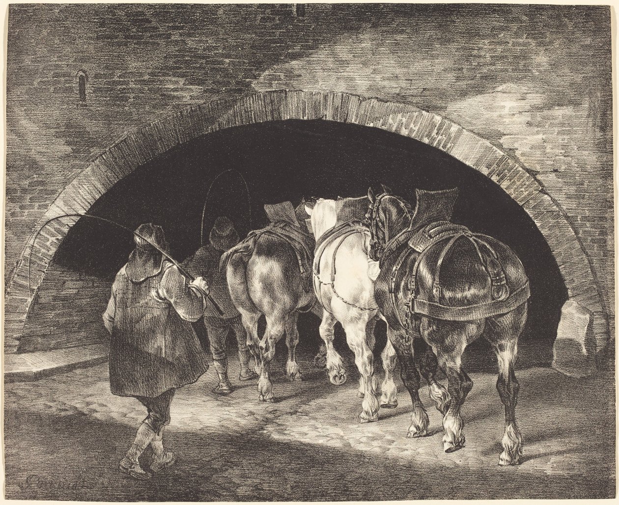 Adelphi Wharf by Theodore Gericault