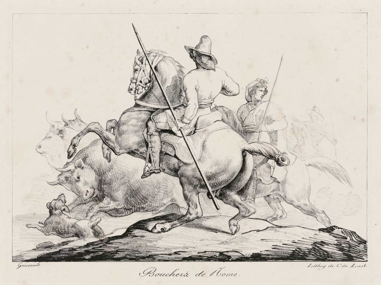 Roman Butchers by Theodore Gericault