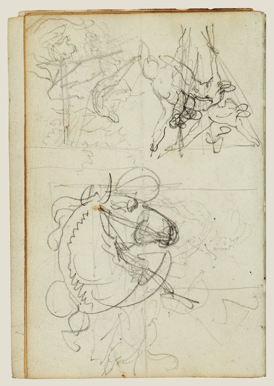 Compositional Studies by Theodore Gericault