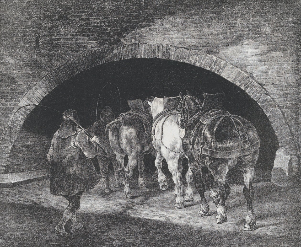 Entrance to the Adelphi Wharf by Theodore Gericault