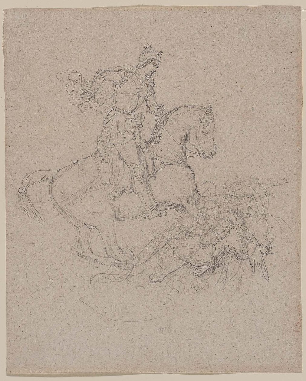 Saint George and the Dragon, 1816-17 by Theodore Gericault