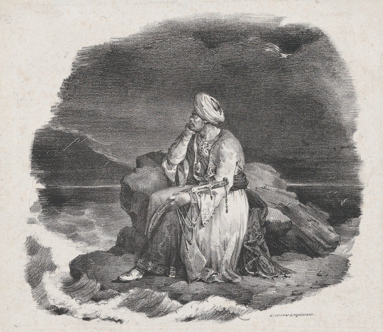I Dream of Her in the Crashing Waves, 1818 by Theodore Gericault