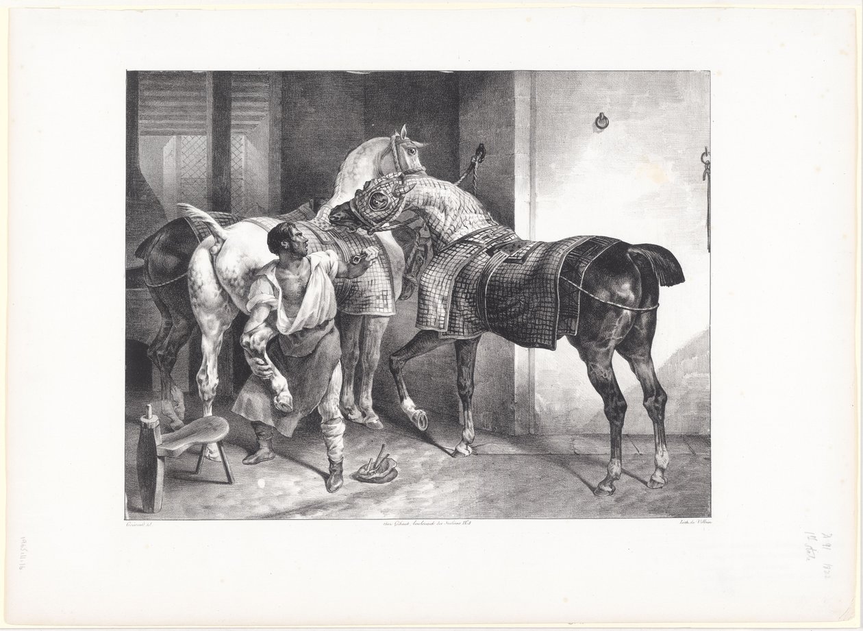 The English Farrier by Theodore Gericault