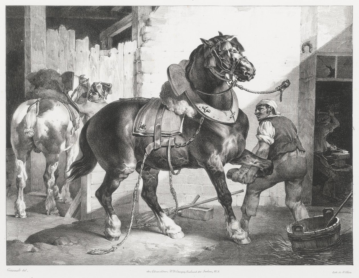 The French Blacksmith by Theodore Gericault