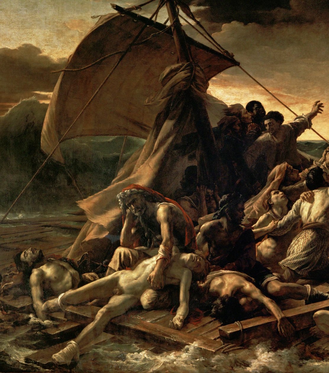 The Raft of the Medusa by Theodore Gericault