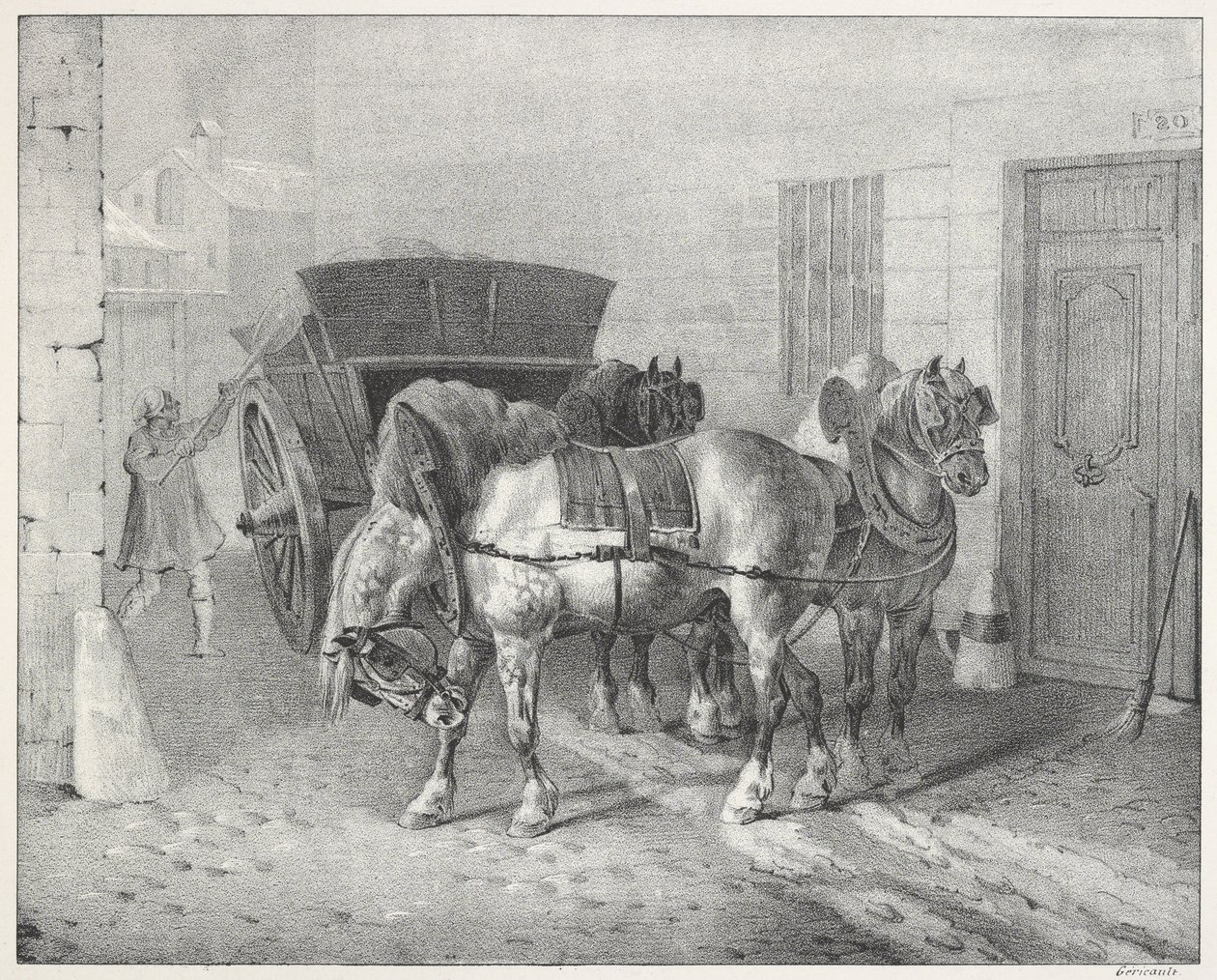 The Street Cleaners by Theodore Gericault