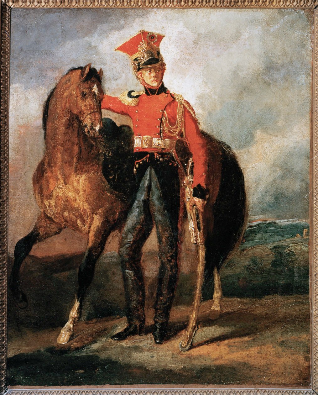 Red Lancer of the Imperial Guard by Theodore Gericault