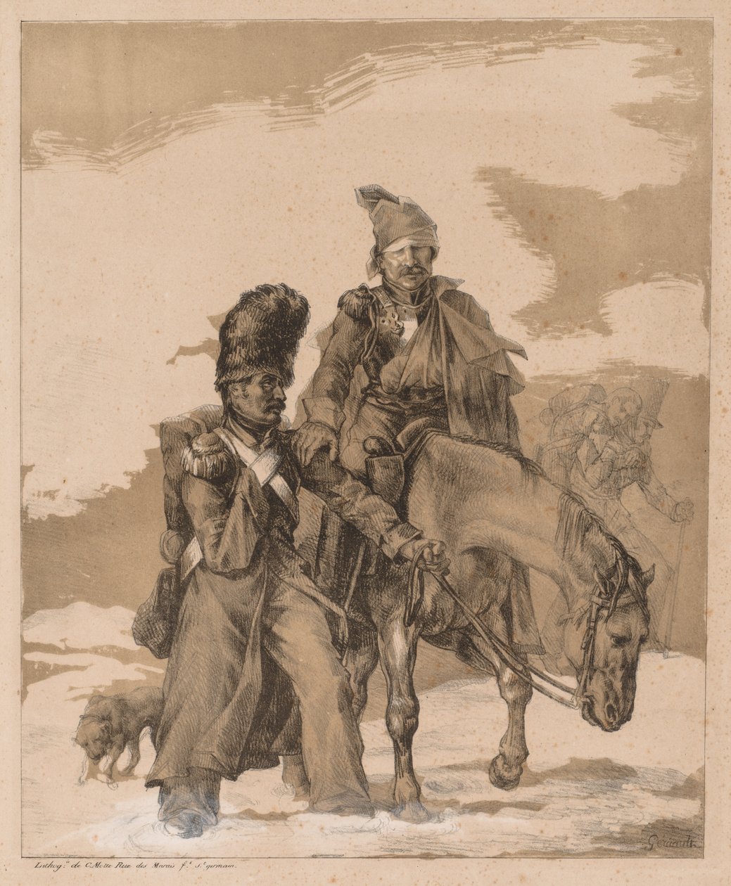 Return from Russia by Theodore Gericault