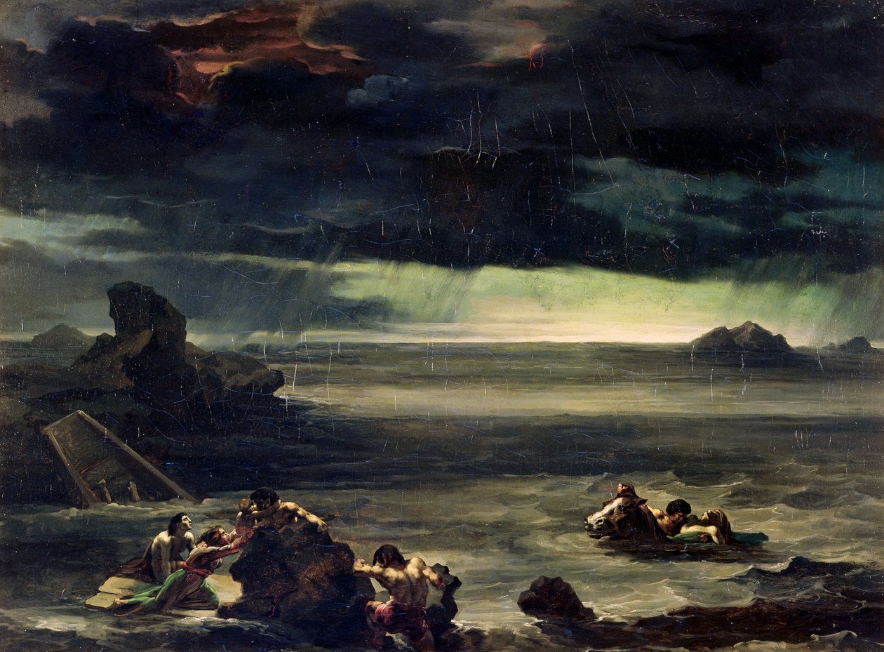 Scene of the Deluge by Theodore Gericault