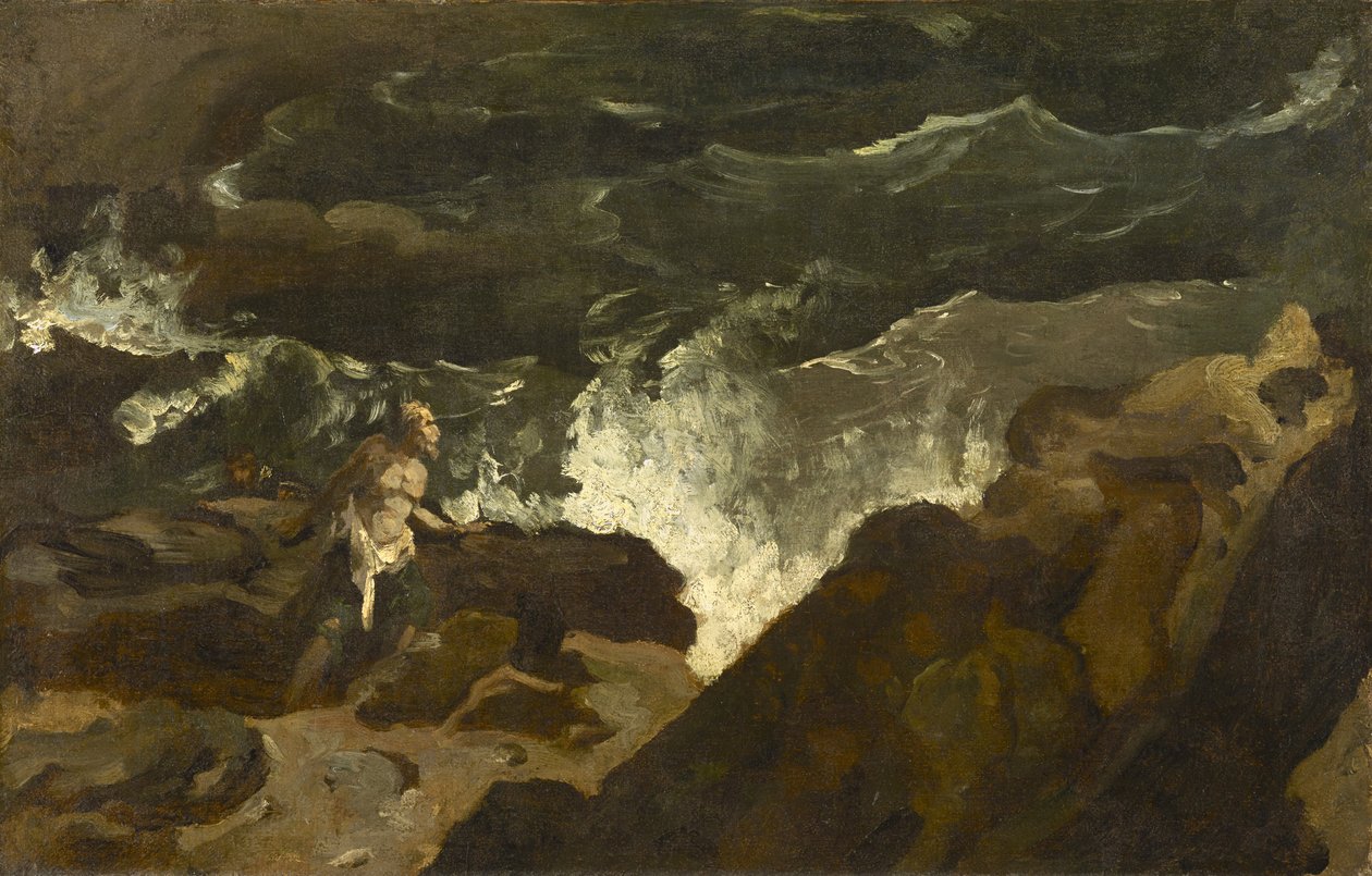 Shipwrecked on a Beach by Theodore Gericault
