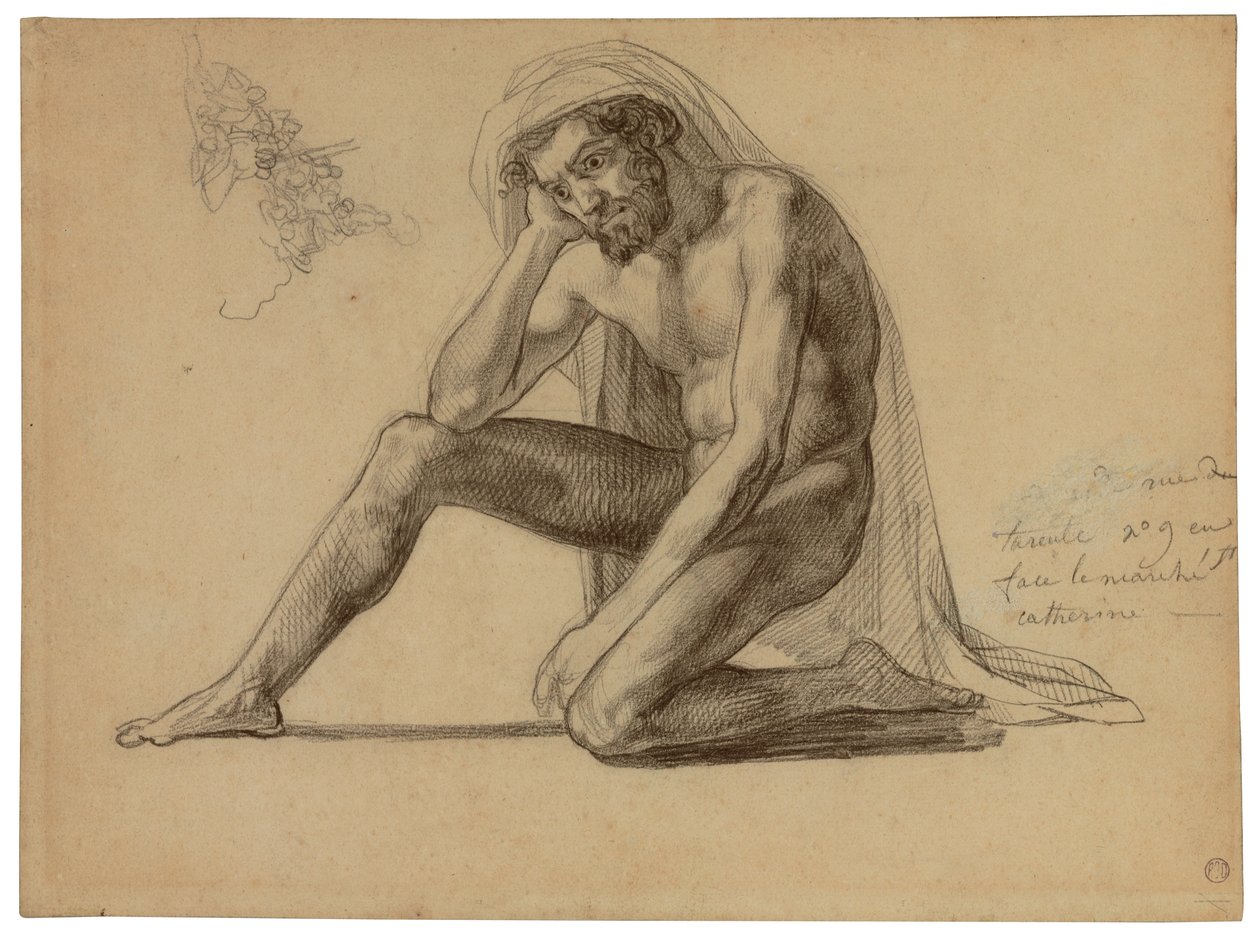 Study for the Father in the Raft of the Medusa by Theodore Gericault