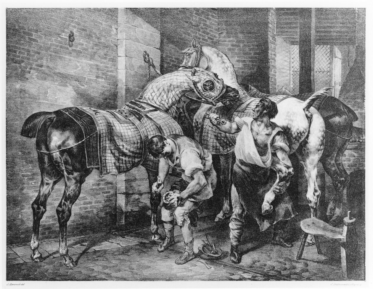 The English Farrier by Theodore Gericault