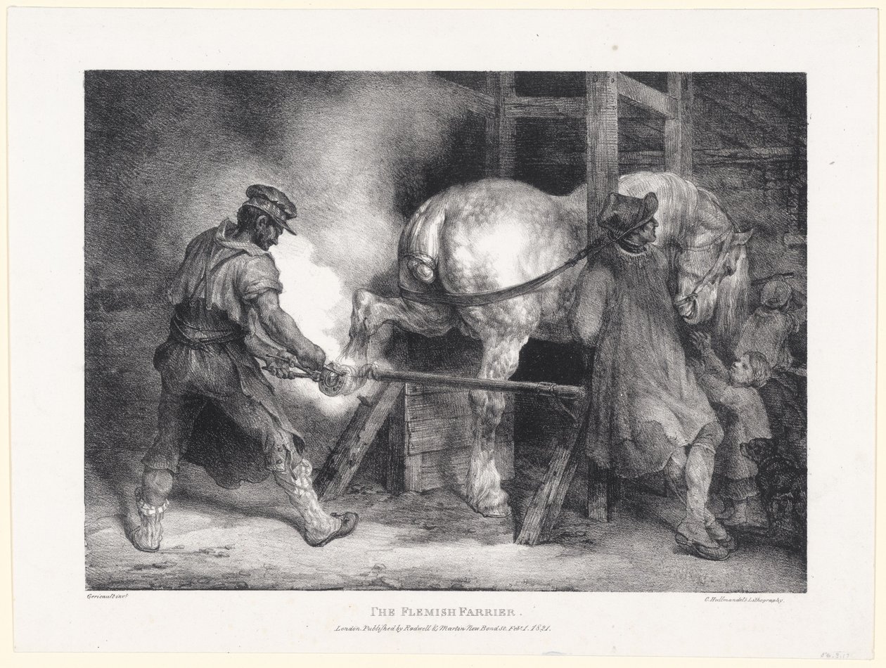 The Flemish Farrier by Theodore Gericault