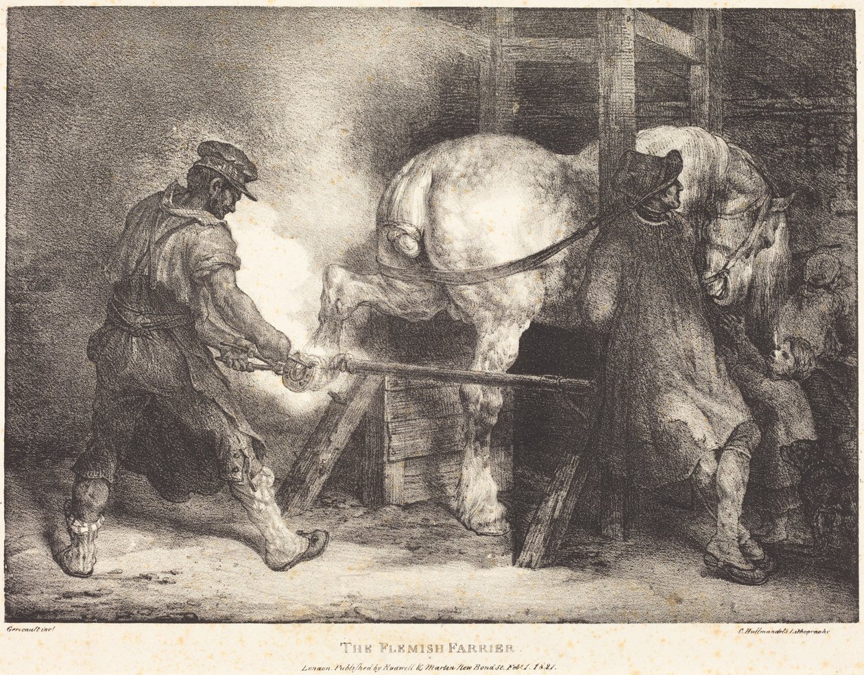 The Flemish Farrier by Theodore Gericault