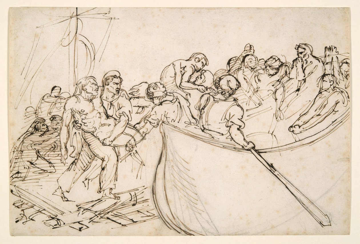 The Rescue of the Survivors of the Raft of the Medusa by Theodore Gericault