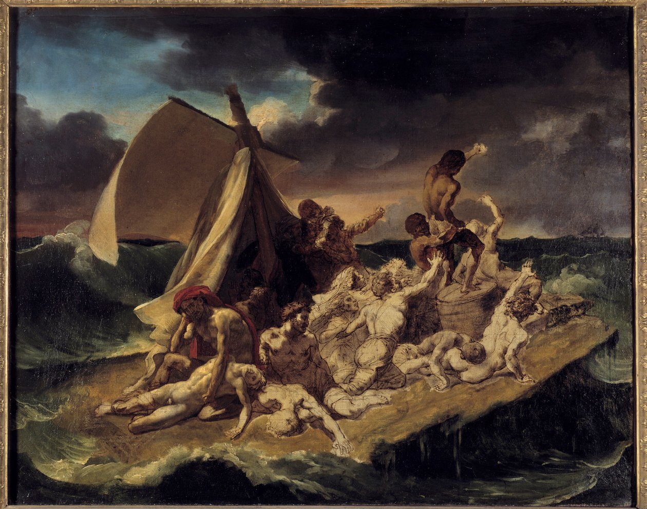 The Raft of the Medusa (Sketch) by Theodore Gericault