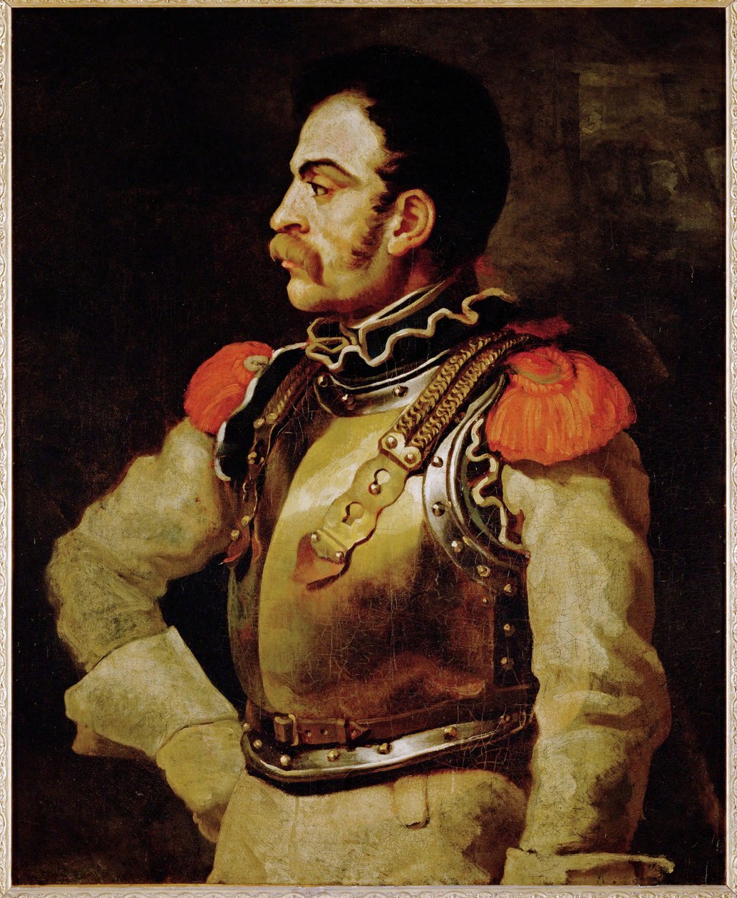 A carabineer, an Italian police officer by Theodore Gericault