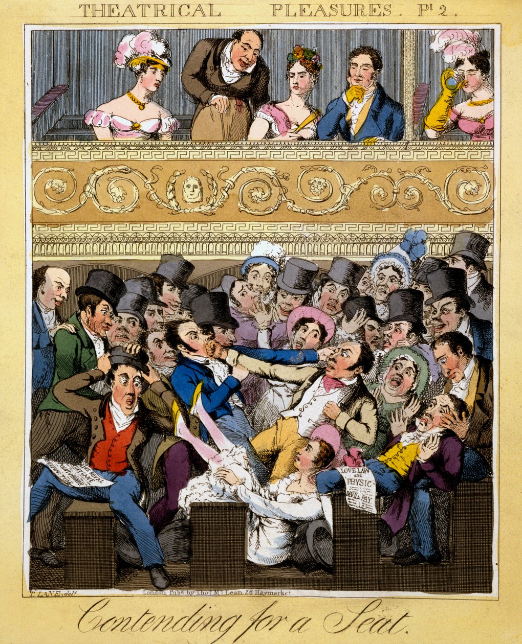 Contending for a Seat, plate 2 from 