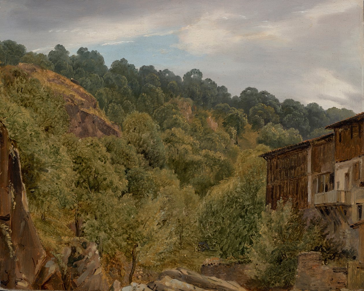 Landscape in the Auvergne by Theodore Rousseau