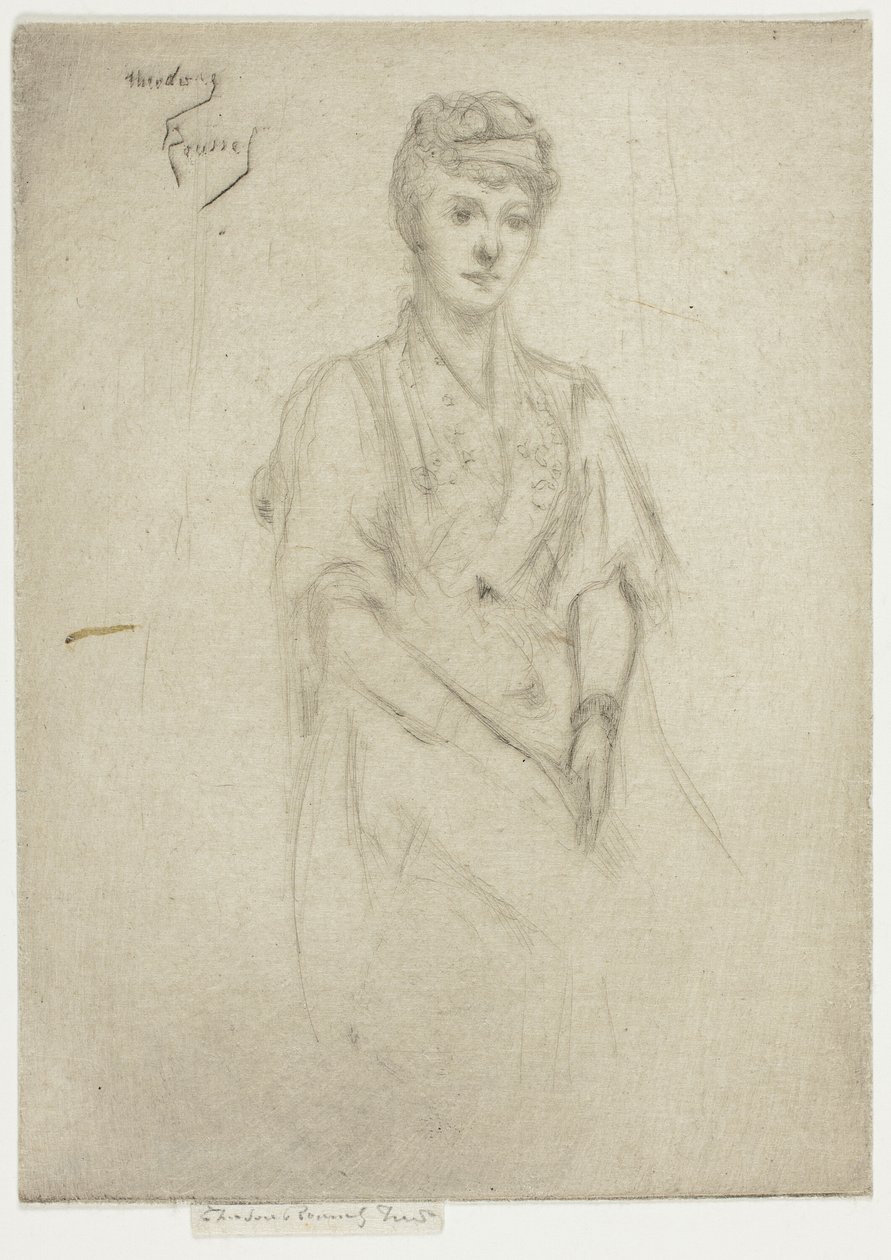 Portrait of Mrs. Cyprian Williams in Fancy Dress by Theodore Roussel