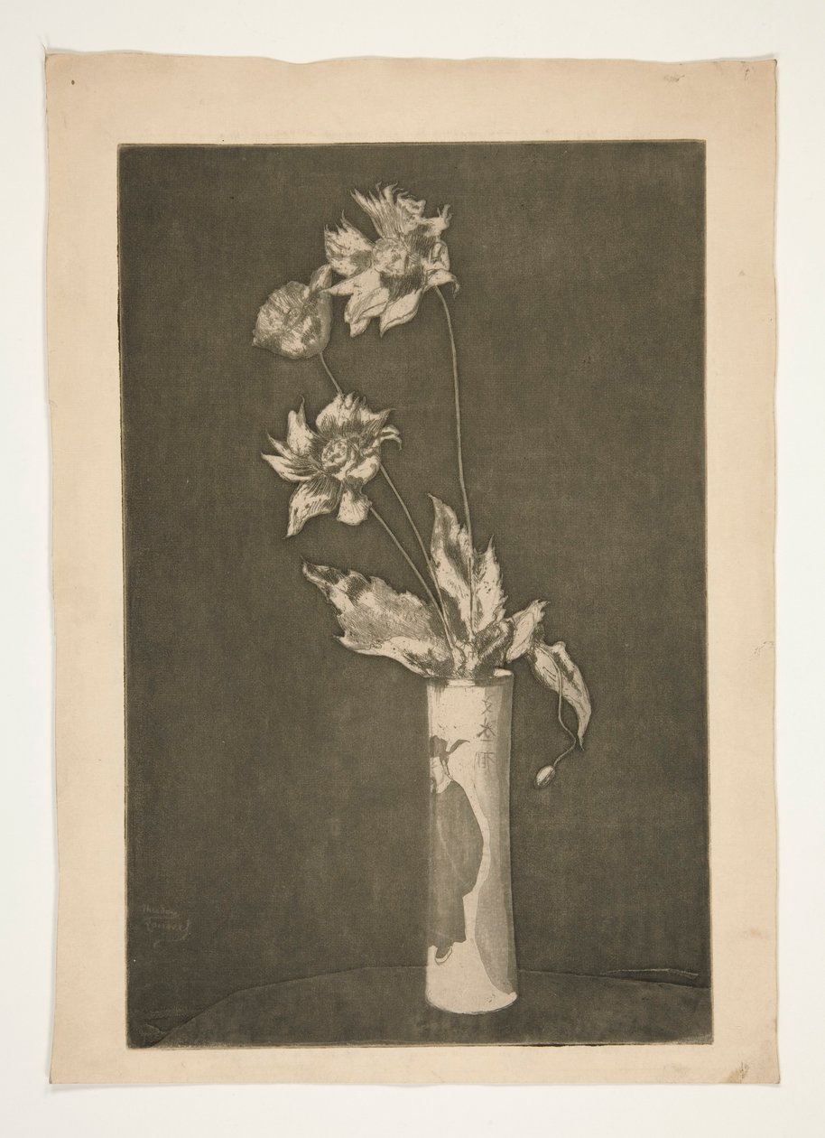 Proof for La Chine (black-and-white version) by Theodore Roussel