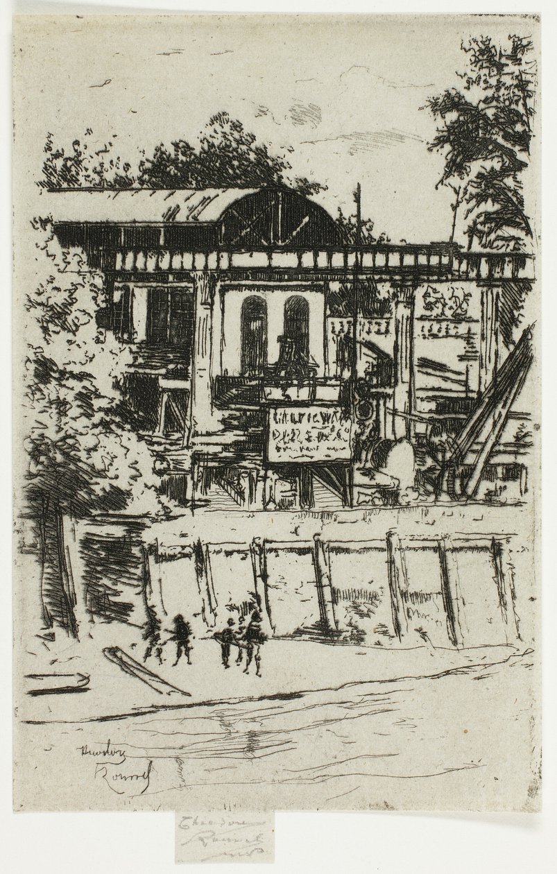 The Saw Mill, Putney by Theodore Roussel