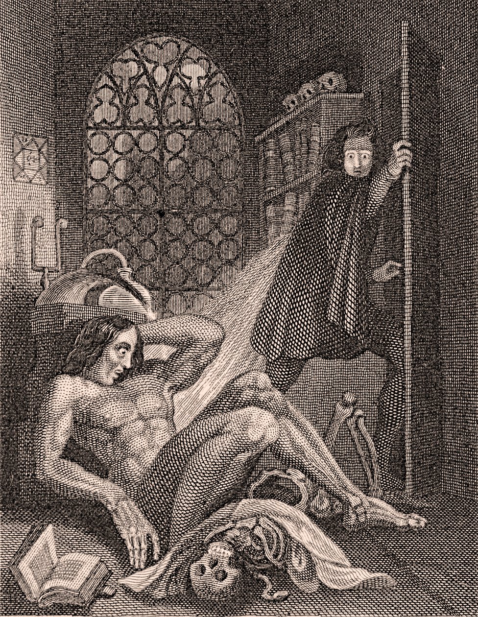 Victor Frankenstein Becoming Disgusted at His Creation by Theodore Von Holst