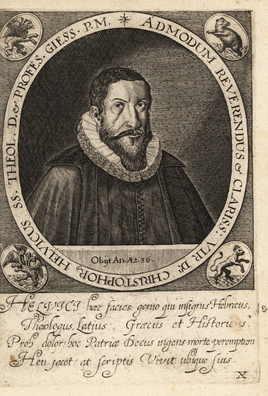 Christoph Helvig by Theodore de Bry