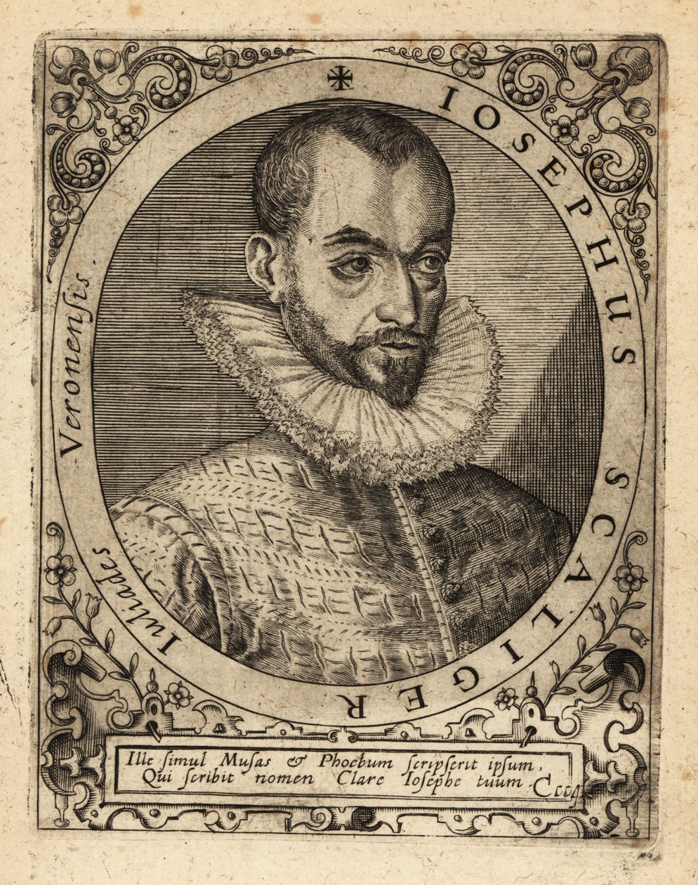 Joseph Justus Scaliger, French Religious Leader by Theodore de Bry