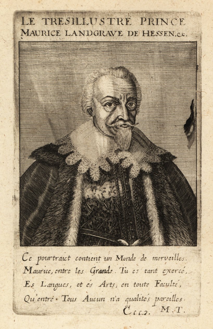 Maurice of Hesse-Kassel by Theodore de Bry