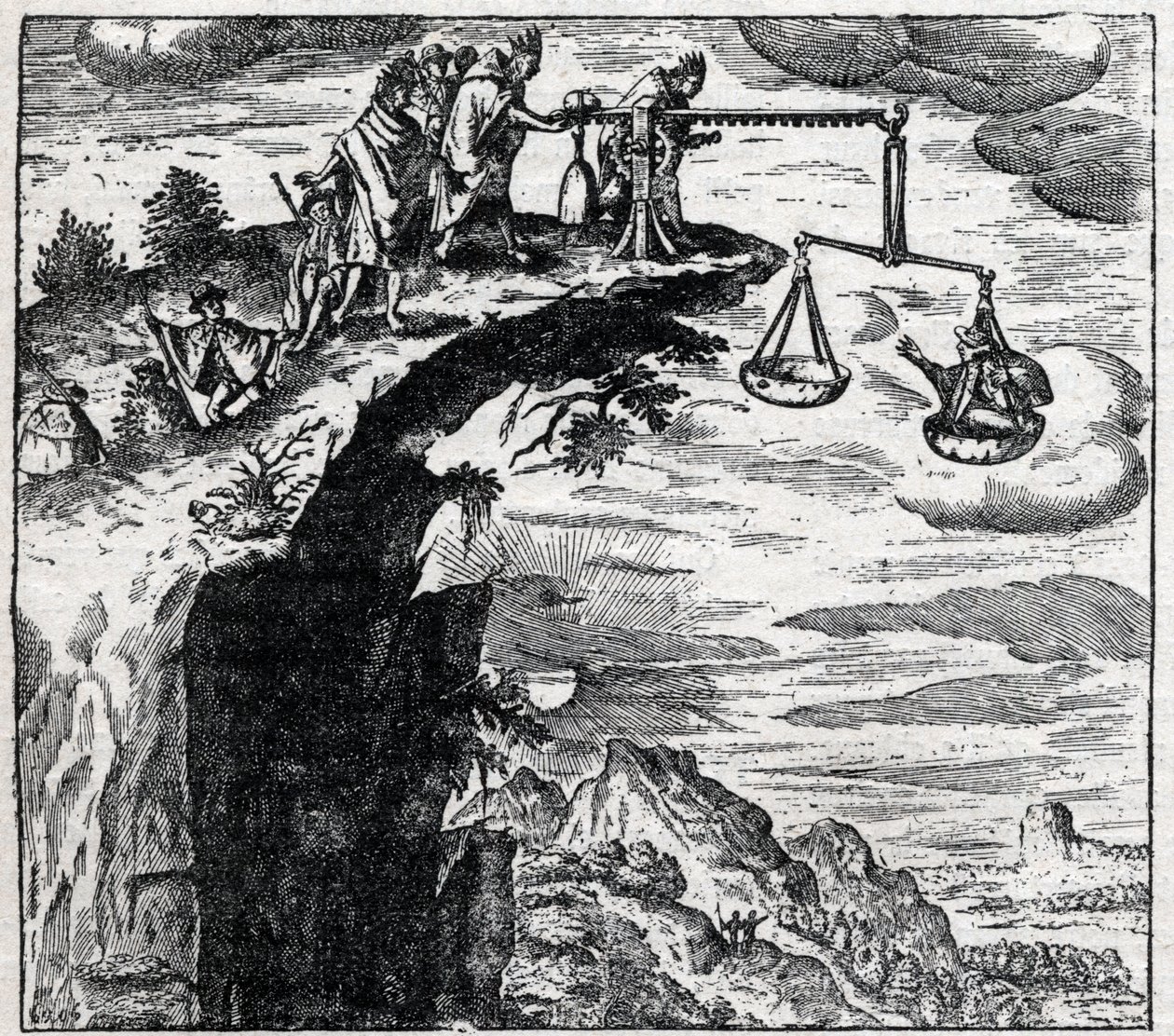 Method for Extorting a Confession from a Criminal in South America at the Time the Spaniards Arrived; from Theodore de Bry (1528-1598)