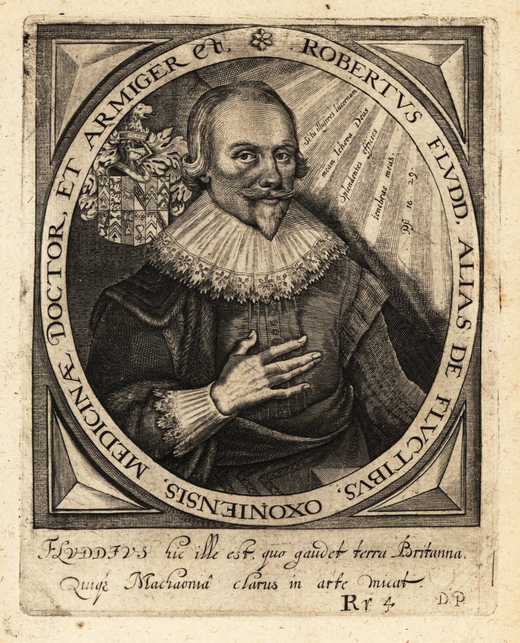 Robert Fludd, English Paracelsian Physician by Theodore de Bry
