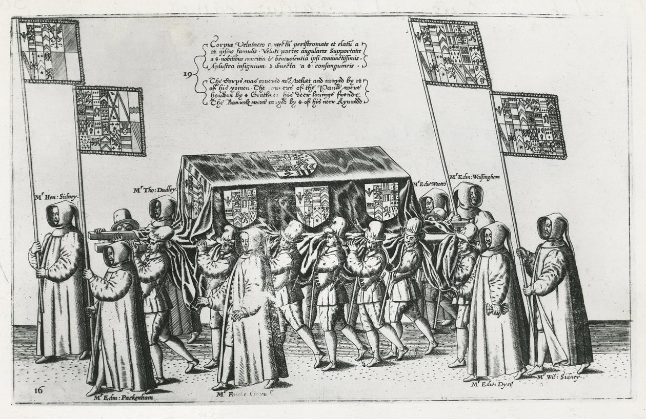 The Funeral Cortege of Sir Philip Sidney on the Way to St. Paul
