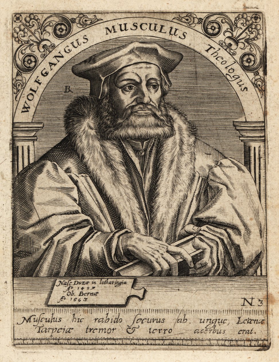 Wolfgang Musculus by Theodore de Bry