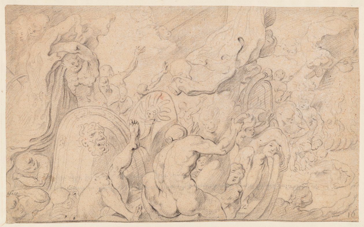 The Companions of Ulysses Opening the Bag of Winds by Theodore van Thulden