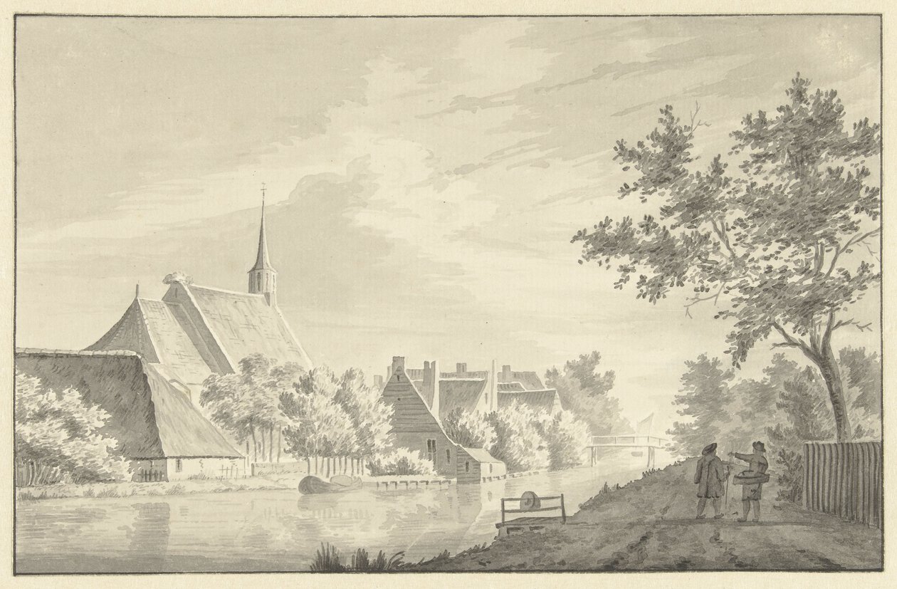 The Village of Molenaarsgraaf by Theodorus Cornelis Schutter