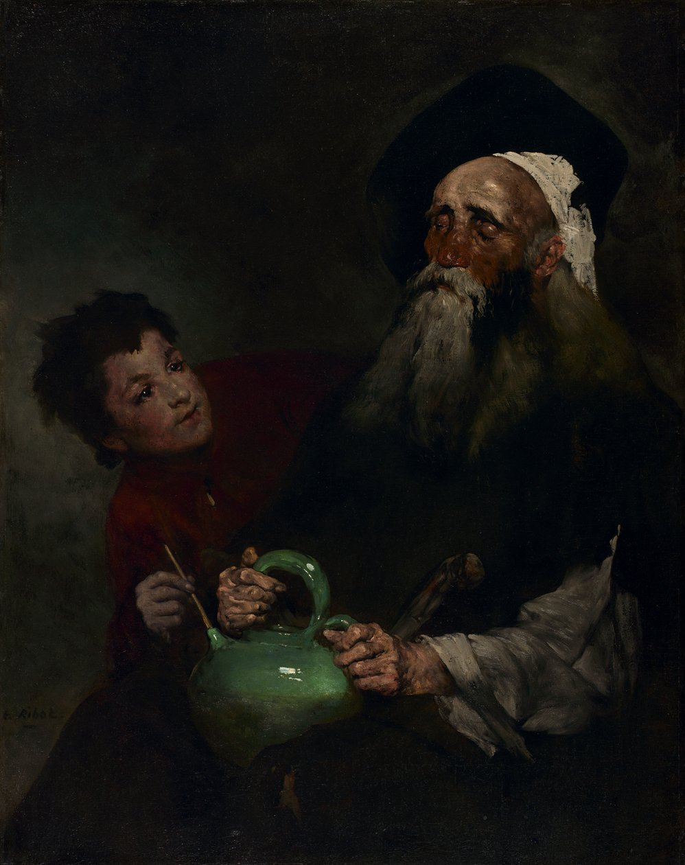 Lazarillo de Tormes and His Blind Master by Theodule Ribot
