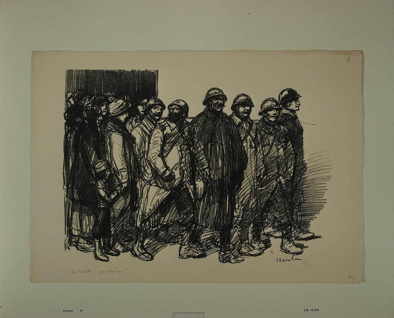 [See You Soon ... for Good] by Théophile Alexandre Steinlen