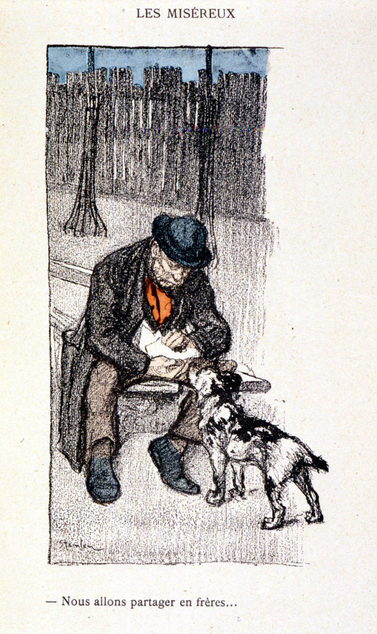 The Miserable: We will share as brothers (Master and his dog) - in 