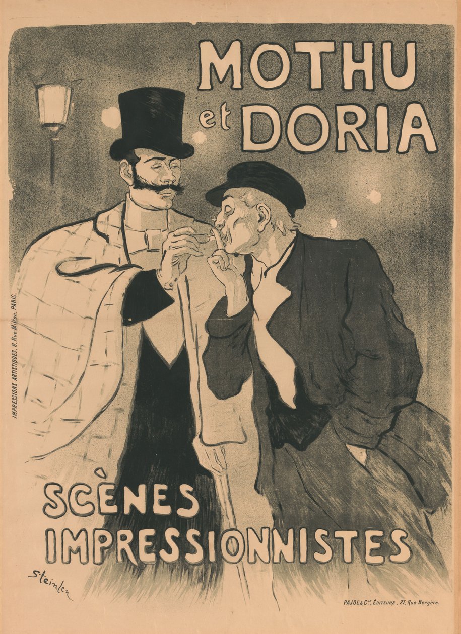 Mothu and Doria by Théophile Alexandre Steinlen