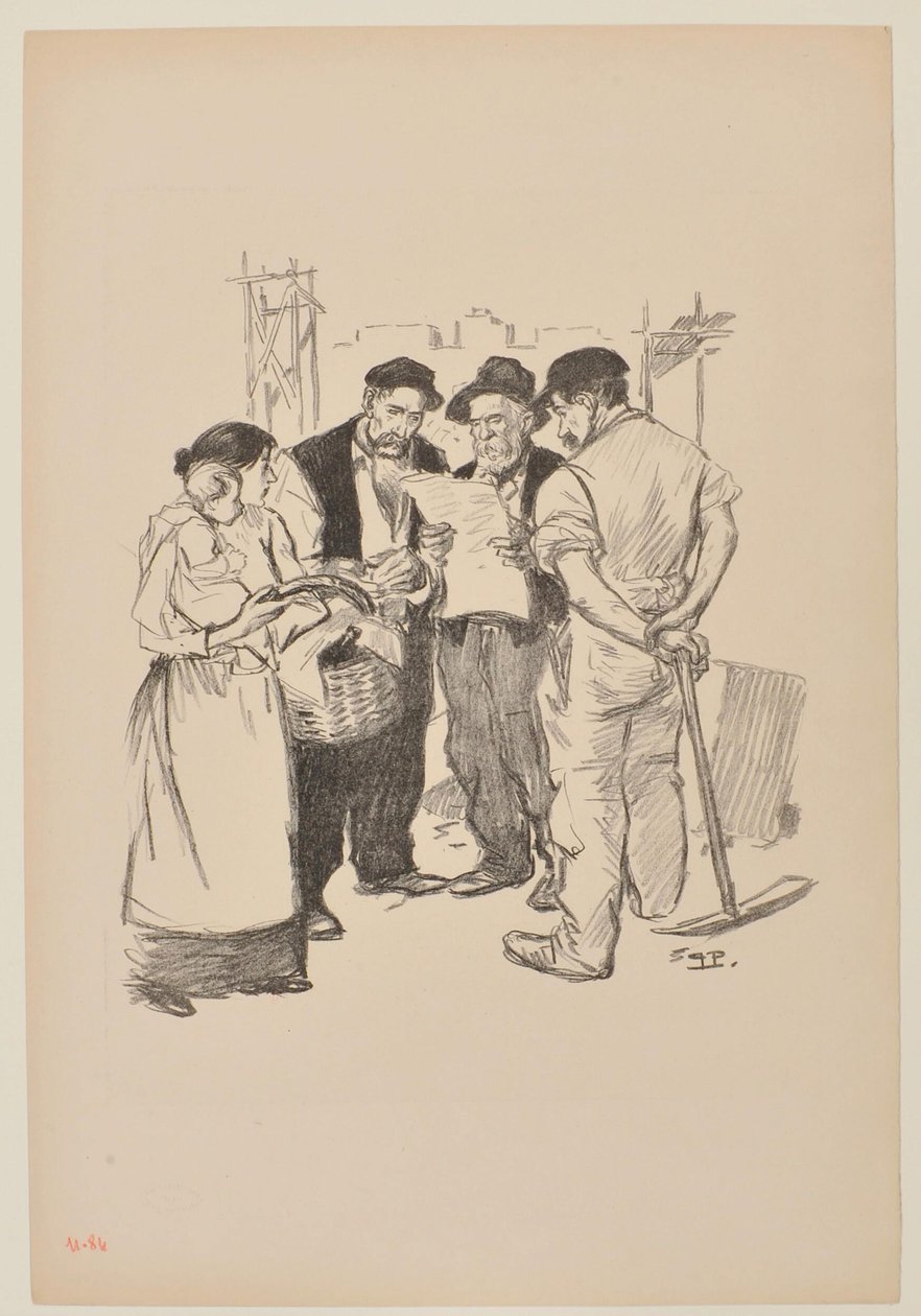[Return Back] by Théophile Alexandre Steinlen