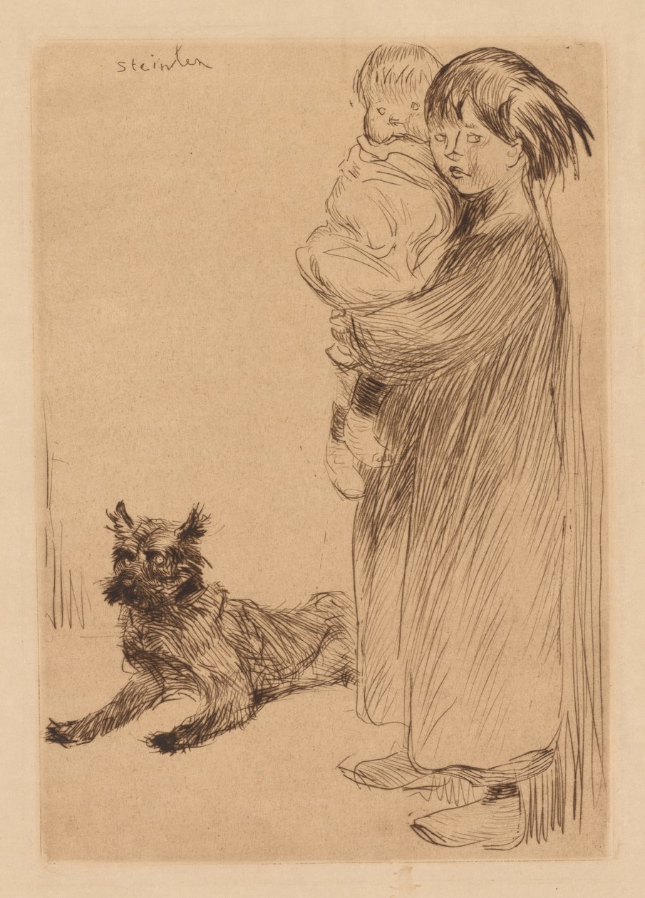 The Big Sister by Théophile Alexandre Steinlen